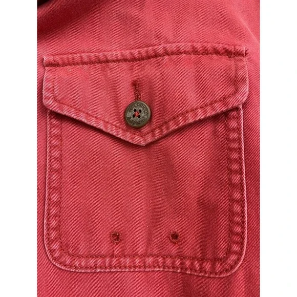 American Living Jean Hoodie Jacket For Men Size Medium 100% Cotton - Picture 3 of 7